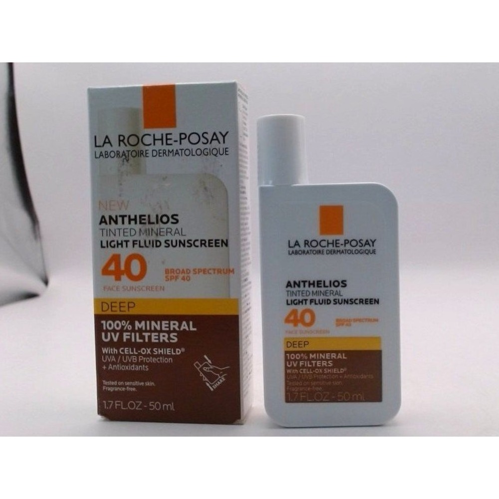 La Roche Posay -  Anthelios 40 Tinted Mineral Light-Fluid Sunscreen, 1.7 Oz,BNIB